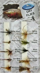 Dragon Tackle Stillwater Dry Barbless Fly Selection