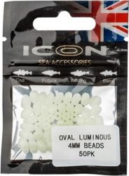 Icon Oval Luminous Bead 4mm