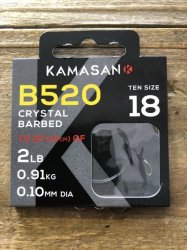 Kamasan B520 Hook to Nylon