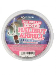 Bait Tech Pre-Drilled Halibut and Krill Pellets