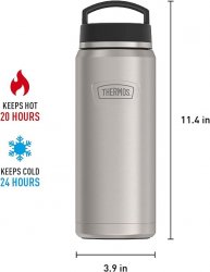 Thermos Icon Series Handled Flask Stainless Steel 1.2 Litre