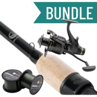 Guru Barbel Rod + Reel + Line Bundle