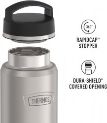 Thermos Icon Series Handled Flask Stainless Steel 1.2 Litre