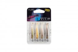 Fox Rage Micro Tiddler Fast Loaded UV Mixed Colour Pack x 4