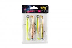 Fox Rage Slick Shad Loaded UV Mixed Colour Packs x 4