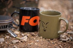 Fox Collection Mug Black & Orange