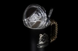 CarpLife Thermal Mug & Spoon Set - Camo Paracord Handle