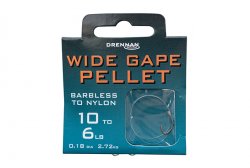 Drennan Wide Gape Pellet Hook To Nylon