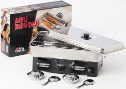 Abu Garcia 2 Burner Stainless Steel Fish Smoker