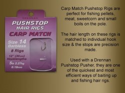 Drennan Carp Match Pushstop Hair Rig