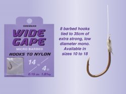 Drennan Wide Gape Hook to Nylon