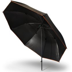 NGT Umbrella 50inch Black Match Brolly with Taped Seams and Nylon Case