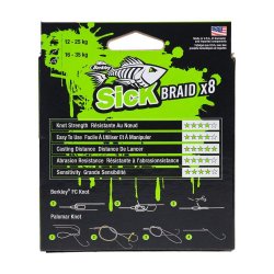 Berkley Sick Braid Moss Green 150m