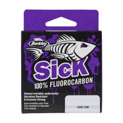 Berkley Sick Fluorocarbon Leader Clear 50m