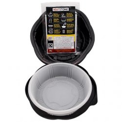 Heat 2 Eat Flameless Ration Self-Steamer Black (Small pot) with 2 HeatStones