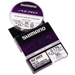 Shimano Aero Silk Shock Fluorocarbon Rig & Hooklength 50m