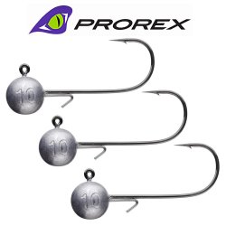 Prorex Round Head Jig Head 3 Pack