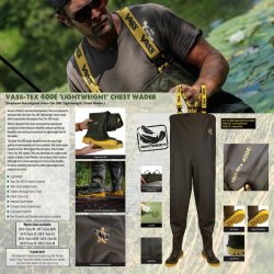 Vass 400E Lightweight Chest Waders