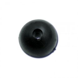 Black Cat Rubber Bead