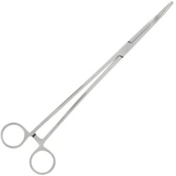 NGT Forceps - Stainless Steel Curved