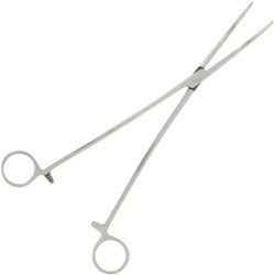 NGT Forceps - Stainless Steel Curved