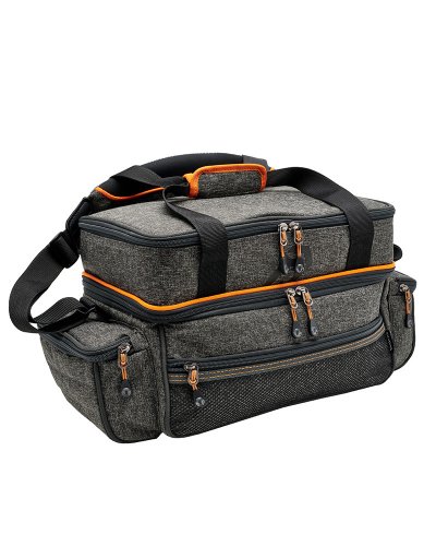 Daiwa Orange & Grey Accessory Bag Large