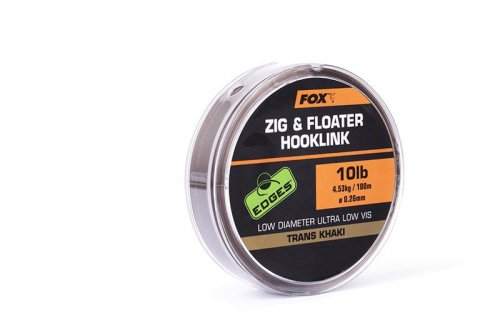 Fox Zig & Floater Hooklink Trans Khaki