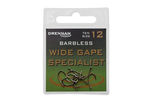 Drennan Barbless Wide Gape Specialist Hook