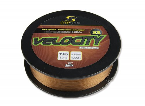 Carp Spirit Velocity XS Lo Vis Brown 1200m