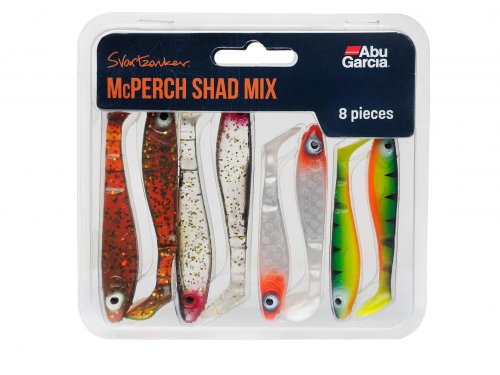 Abu Garcia Svartzonker McPerch Shad 8 Piece Mix