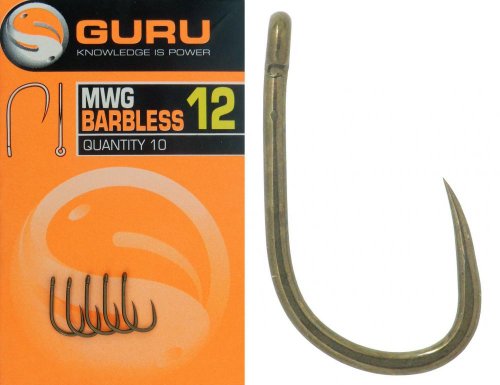 Guru MWG Barbless Hooks