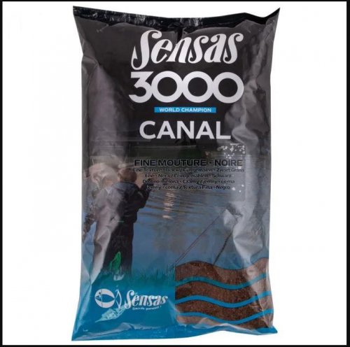 Sensas 3000 Super Canal Black 1kg