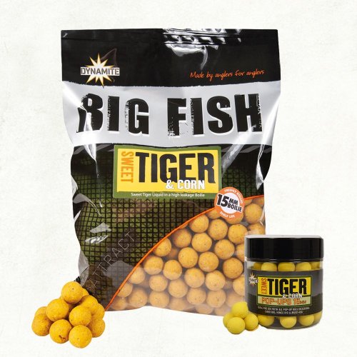 Dynamite Sweet Tiger & Corn 15mm Boilie 1kg