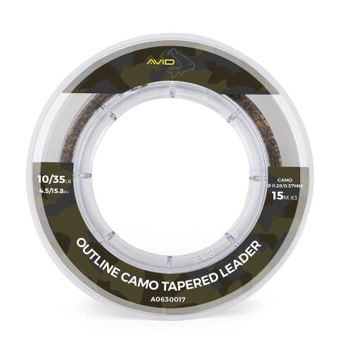 Avid Outline Camo Tapered Leader