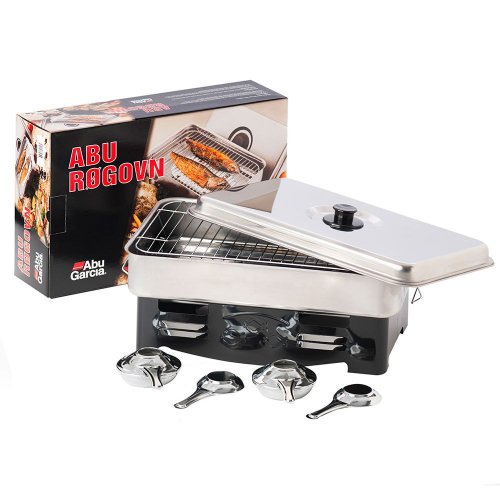 Abu Garcia 2 Burner Stainless Steel Fish Smoker